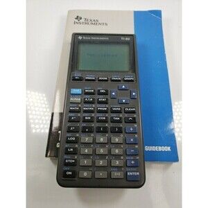 Texas Instruments TI-82 Graphing Calculator Mathematics  With Manual